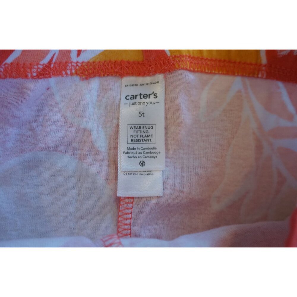 Carter’s Just One You Girls’ Fruit & Sun Print Set – Size 5T, NWOT - Picture 3 of 5